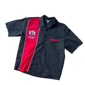 Johnny Suede Black Embroidered VTC Choppers shirt